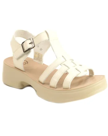 Sandale dama 246609T, Bej