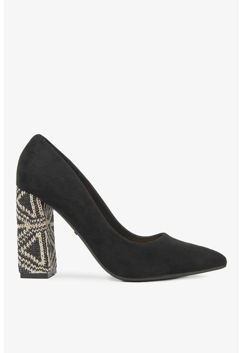 Pantofi textil  culoare neagră, Negru
