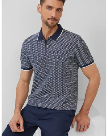 Tricou polo din amestec de in