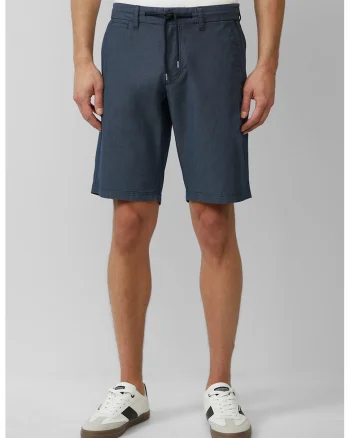 Pantaloni scurti cu snur, Bleumarin