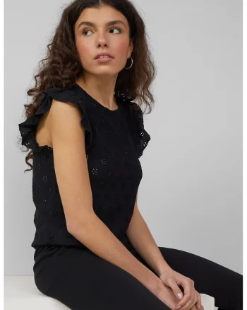 Bluza cu maneci scurte, Negru