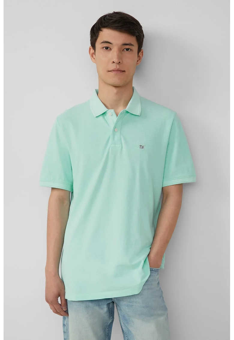 Tricou polo de bumbac, Verde menta