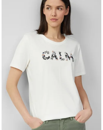 Tricou regular fit de bumbac, Alb