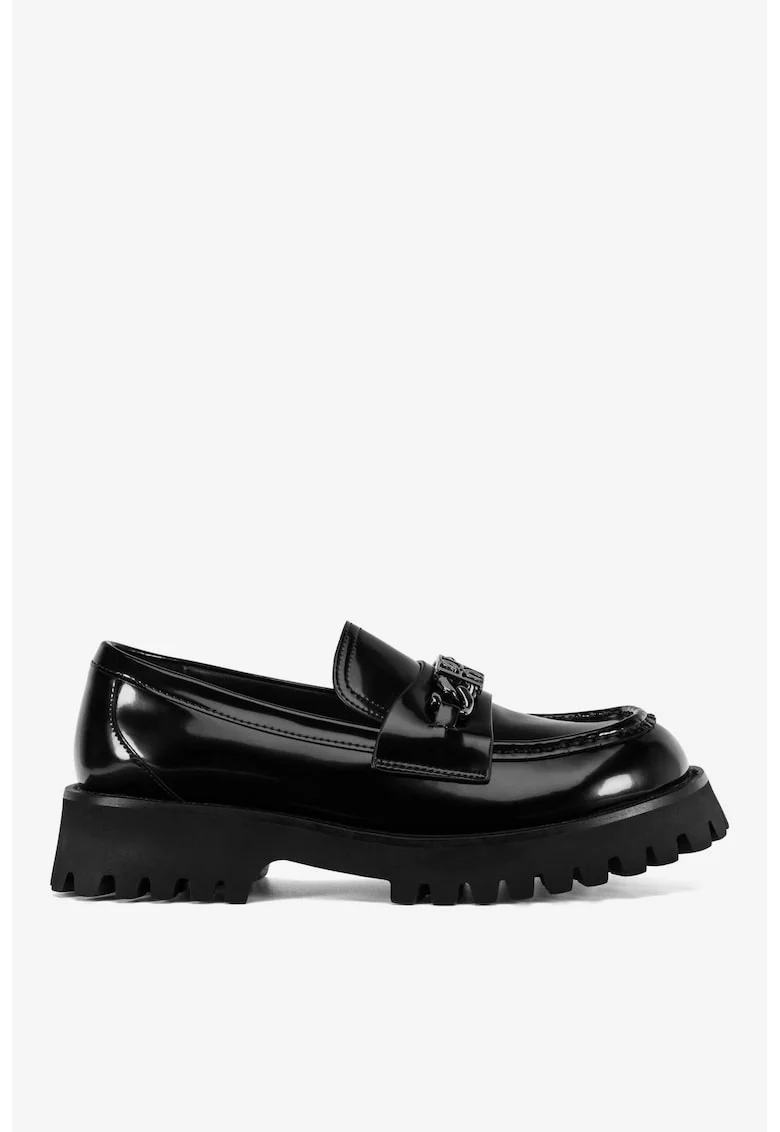 Mocasini dama  5905588882923, Piele naturala, Negru, Negru