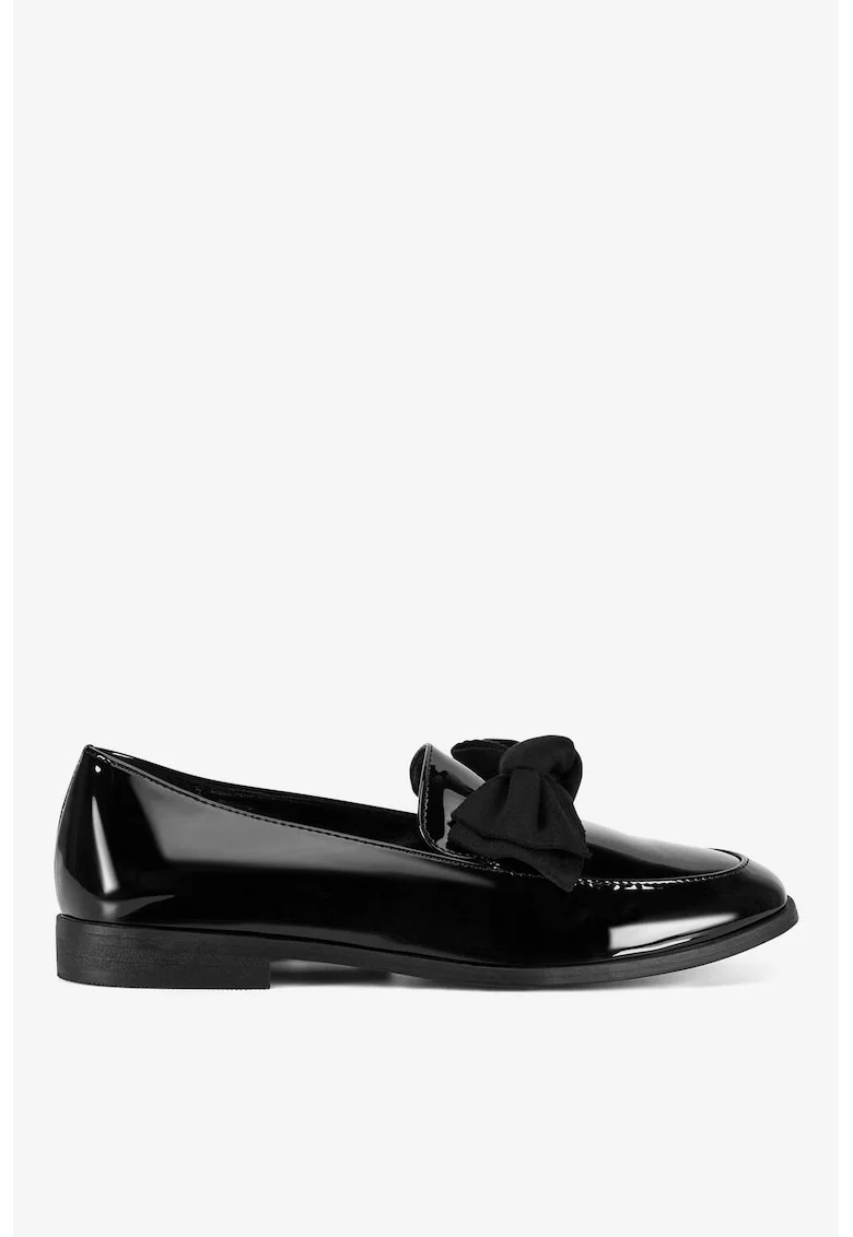 Mocasini dama  5903698028941, Sintetic, Negru, Negru