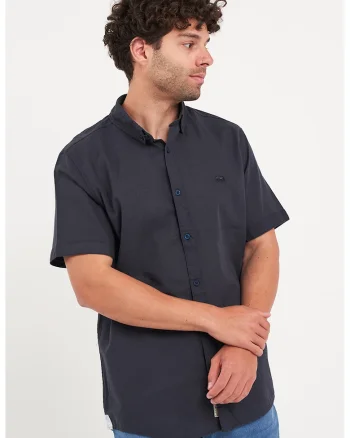 Camasa relaxed-fit cu maneci scurte, Albastru ultramarin
