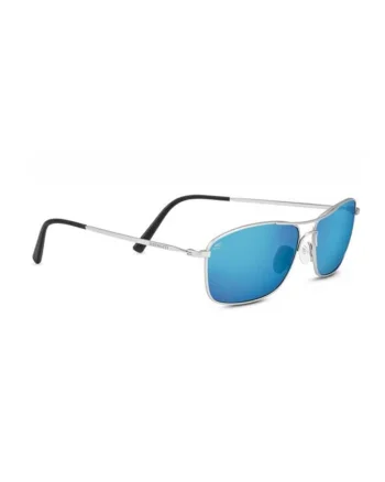 Ochelari  CORLEONE Shiny Silver Mineral Polarized 555nm Blue