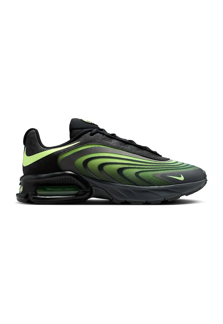 Pantofi sport Air Max low-cut, Negru/Gri/Verde lime
