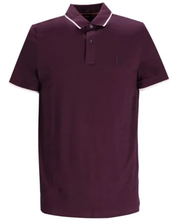 Tricou cu guler polo din amestec de bumbac