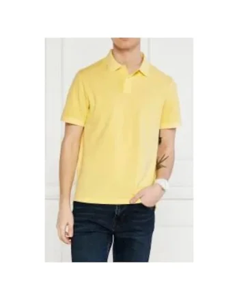 Tricou regular fit cu guler polo
