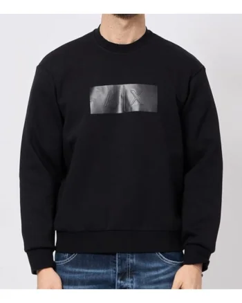 Bluza barbati  negru, regular, bumbac-poliester-elastan
