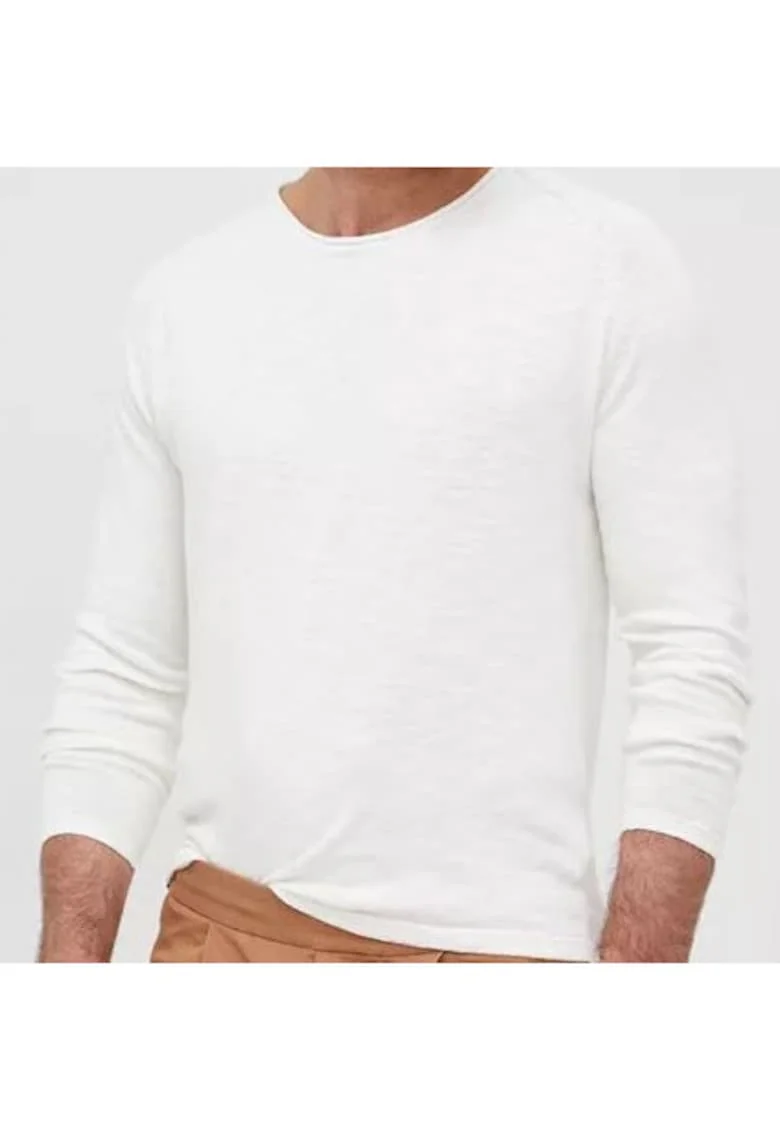 Pulover pentru barbati,  Crem - 65488, Crem