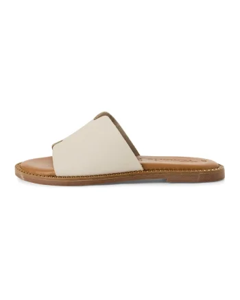Papuci de piele, Alb fildes