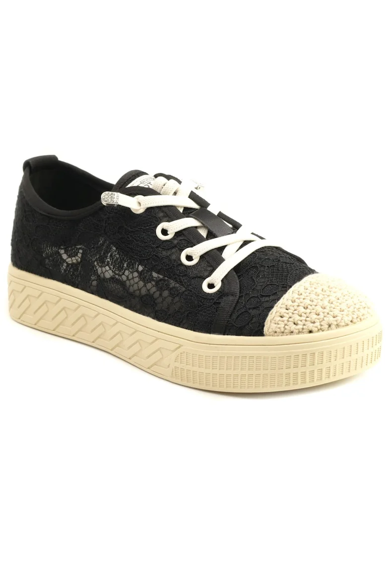 Pantofi dama perforati 23Y209, Negru