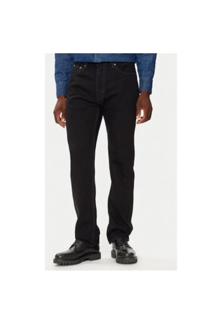 Blugi barbati,  304229145, Bumbac, Negru, Negru
