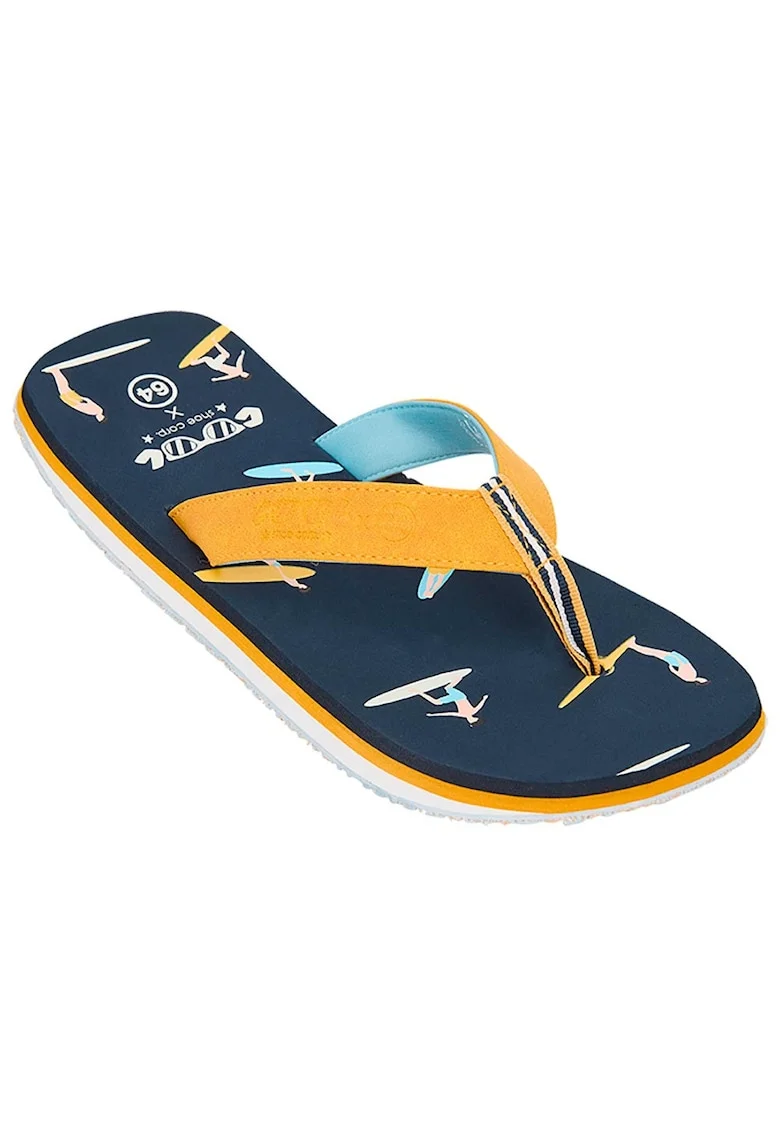 Slapi barbati  model OS 2 S1SLA097, talpa Eva Rubber Mix, curea din piele intoarsa