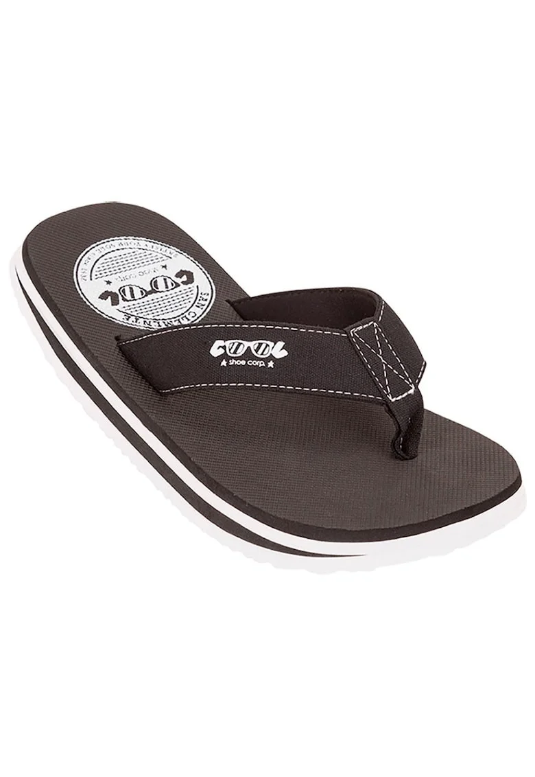 Slapi barbati  model S1SLA025, talpa cauciuc EVA, curea piele intoarsa, maro