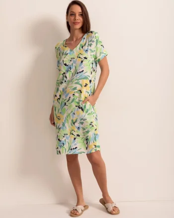 Rochie Dama Erika, Verde