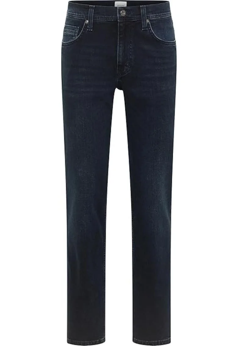 Blugi Barbati,  Washington, Slim Fit, Talie Media, Fermoar, Lungi, 5 Buzunare, Bumbac, W38-L30 US, Albastru