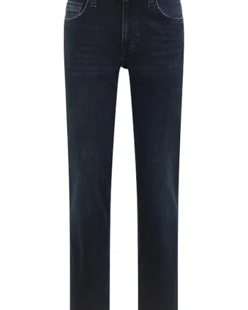 Blugi Barbati,  Washington, Slim Fit, Talie Media, Fermoar, Lungi, 5 Buzunare, Bumbac, W38-L30 US, Albastru