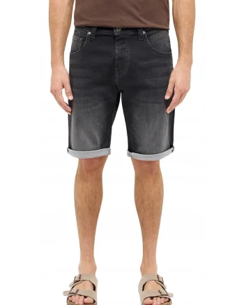 Blugi Scurti Barbati,  Chicago Shorts Z, Slim Fit, Talie Medie, Fermoar, Scurti, 5 Buzunare, Bumbac, Elastan, W32, Gri