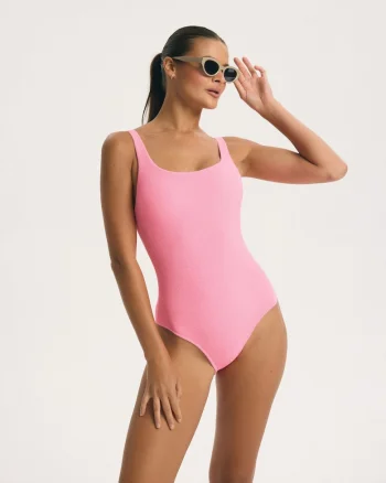 Costum de baie intreg Hawaii, Roz
