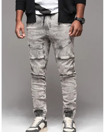 Blugi regular fit, Gri