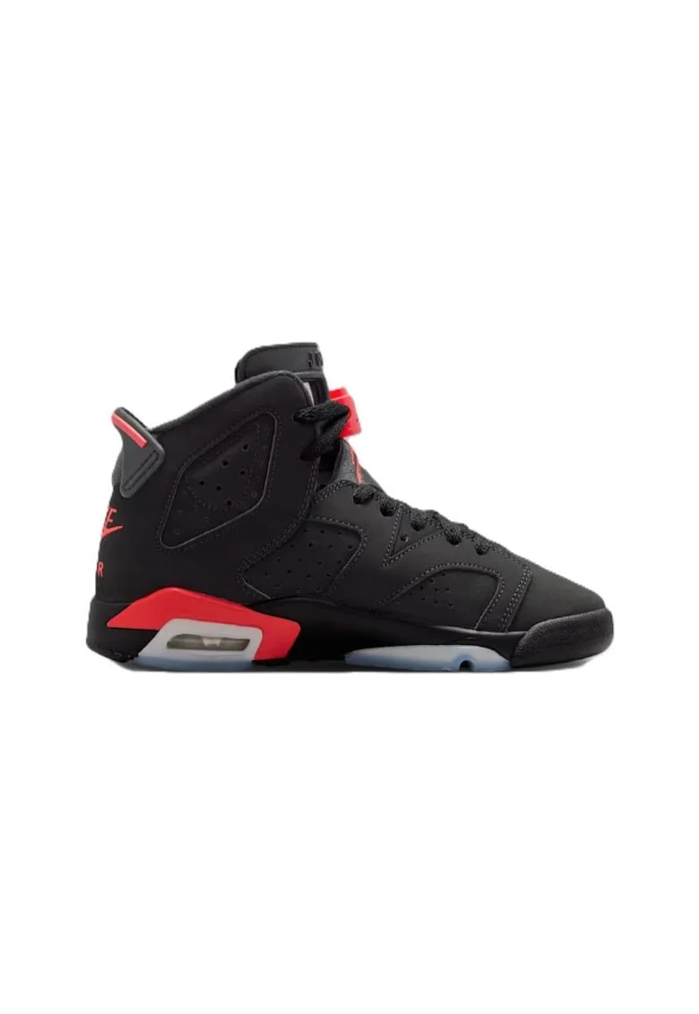 Pantofi sport copii  AIR JORDAN 6 RETRO BG - SYN, Sintetic, Negru, Negru
