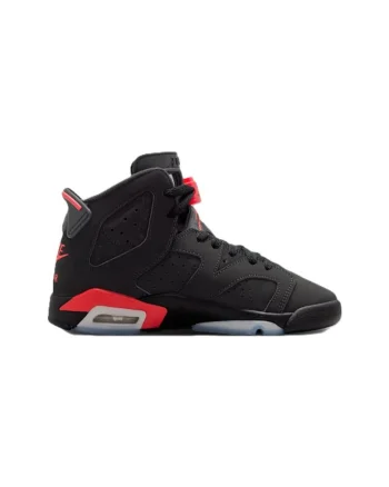 Pantofi sport copii  AIR JORDAN 6 RETRO BG - SYN, Sintetic, Negru, Negru