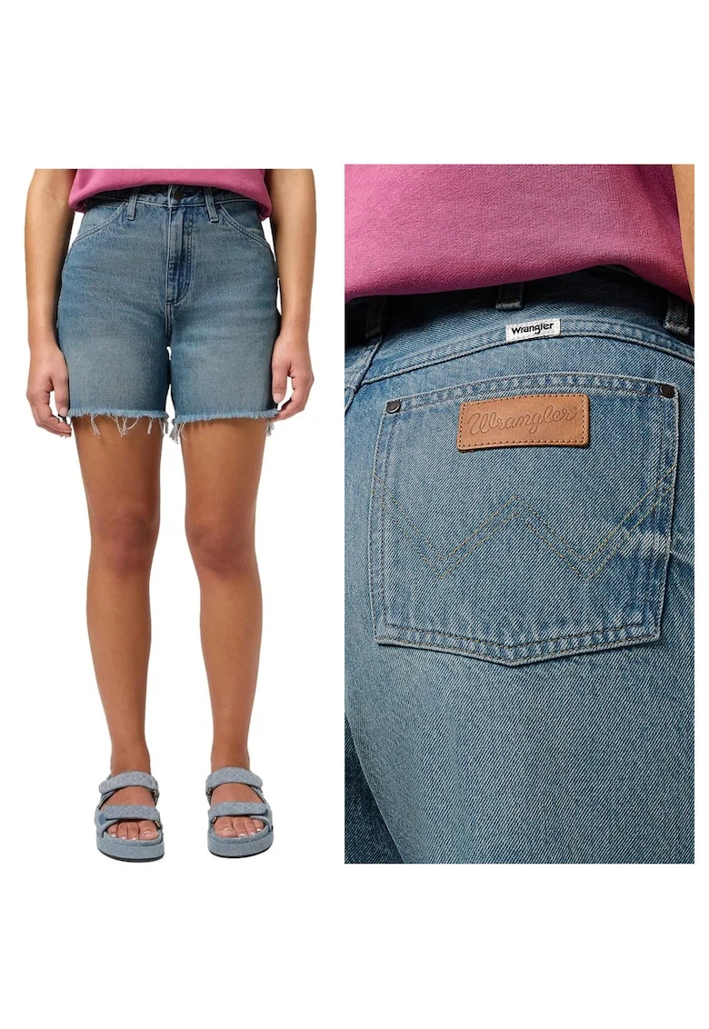 Blugi scurti dama  Cowboy Short, regular fit, albastru, Albastru