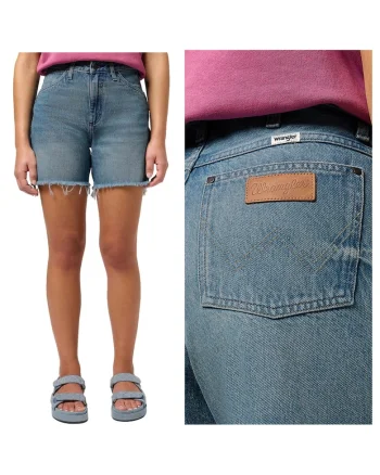 Blugi scurti dama  Cowboy Short, regular fit, albastru, Albastru