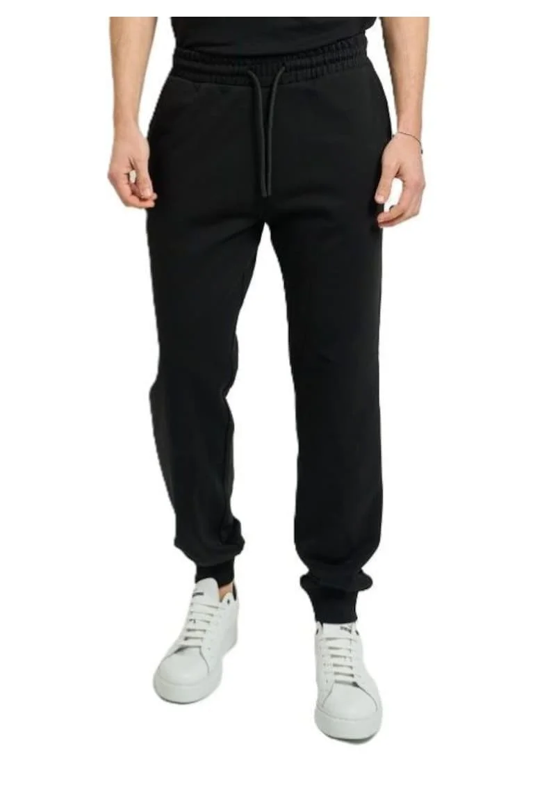Pantaloni barbati  PANTS FLEECE SEKHU, Bumbac, Negru, Negru