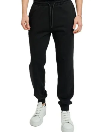 Pantaloni barbati  PANTS FLEECE SEKHU, Bumbac, Negru, Negru