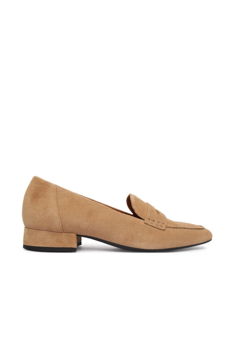 Pantofi dama  din piele naturala, Bej