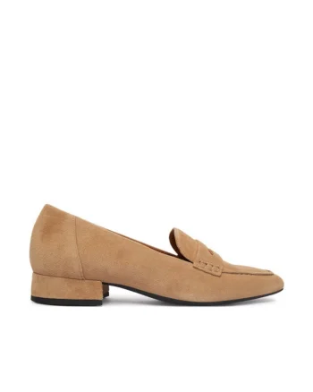 Pantofi dama  din piele naturala, Bej