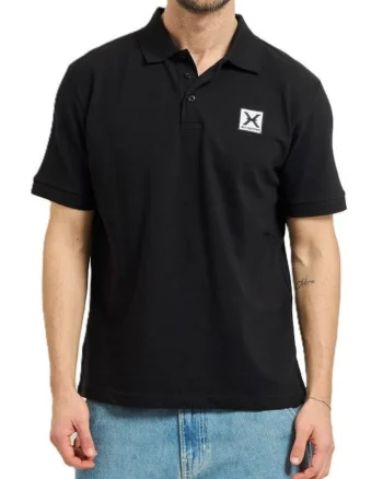 Tricou barbati polo  POLO DILKEM, Bumbac, Negru, Negru