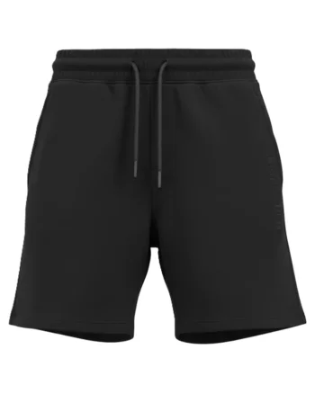 Sort barbati  BERMUDA FLEECE BASAR, Bumbac, Negru, Negru