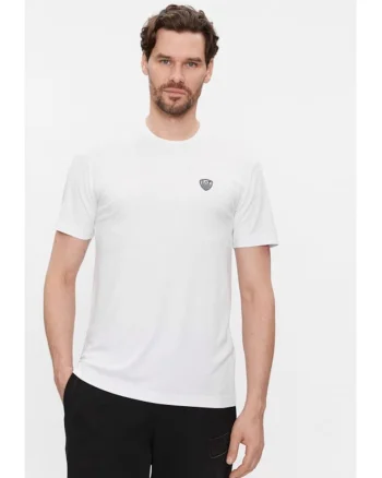 Tricou barbati, Emporio Armani, 85209, Alb, Viscoza