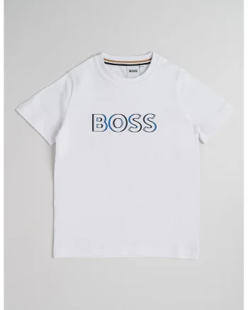 Tricou de bumbac cu logo, Albastru ultramarin/Albastru royal/Alb optic