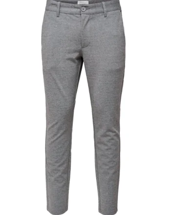 Pantaloni barbati,  208502689, Viscoza, Gri
