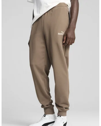 Pantaloni de trening relaxed fit din amestec de bumbac, Maro deschis