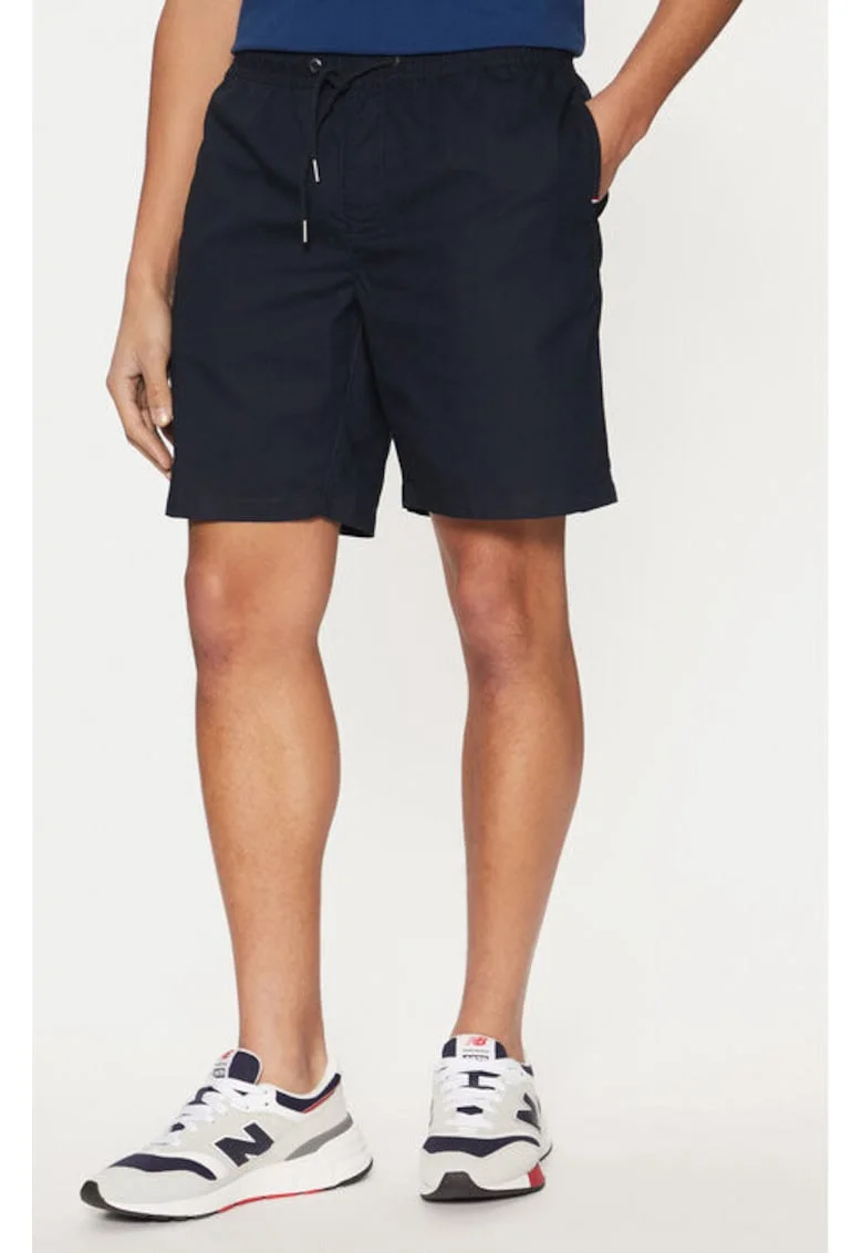 Pantaloni scurti barbati,  305230362, Bumbac, Albastru, Albastru