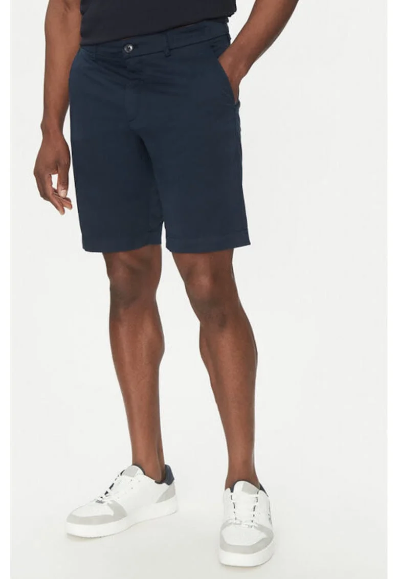 Pantaloni scurti barbati,  305100153, Bumbac, Albastru, Albastru