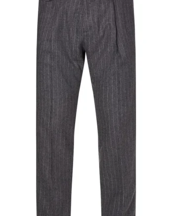 Pantaloni slim fit din amestec de lana Hampton