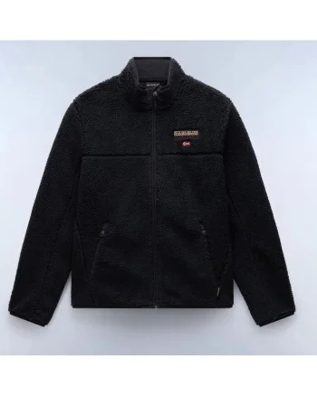 Bluzon din material teddy cu fermoar, XL
