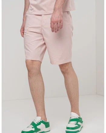 Pantaloni scurti regular fit, Roz pal