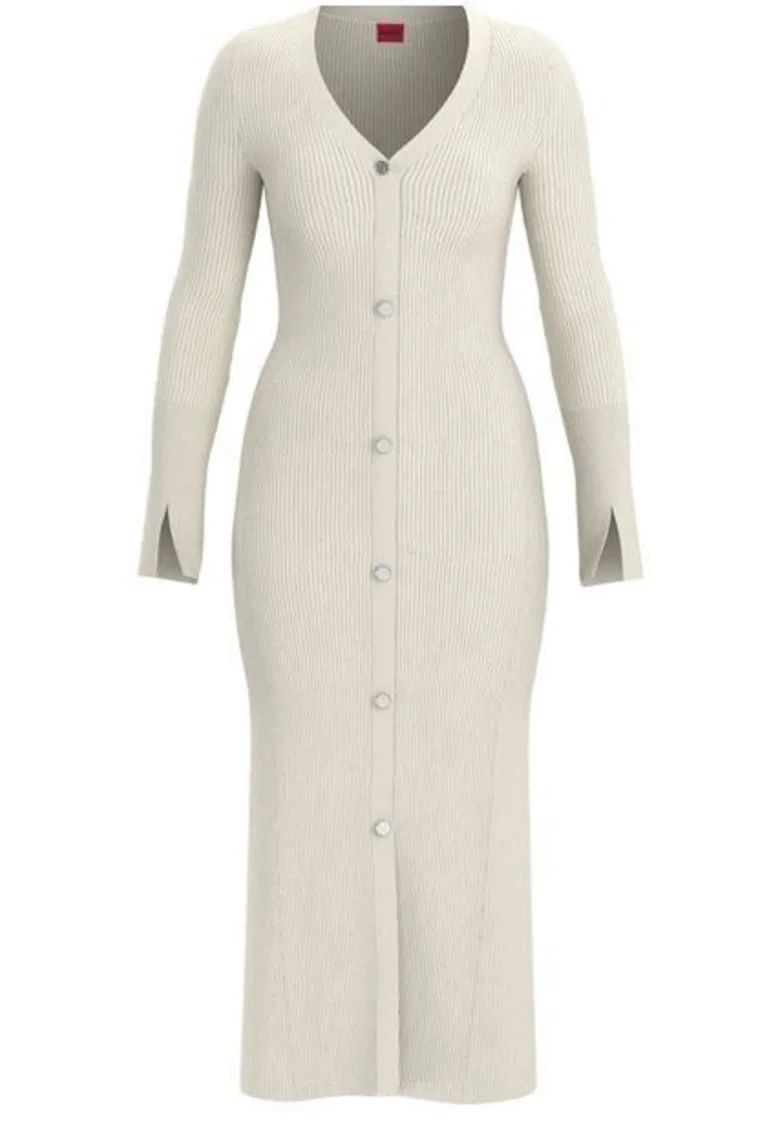 Rochie midi cu nasturi