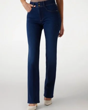 Pantaloni Drepti Cu Buzunare Laterale