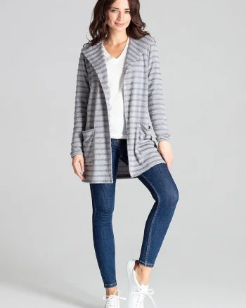 Cardigan dama,  gri,