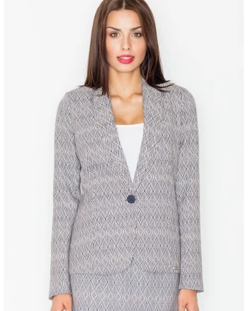 Blazer de dama, Poliester, Gri
